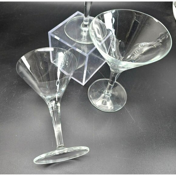 Luigi Bormioli Light & Music Martini Glasses Set Of 3 Crystal 7 Oz NWS DH1354 - Picture 8 of 8